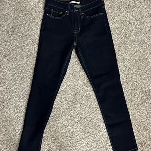 Women's Dark Blue Jeans